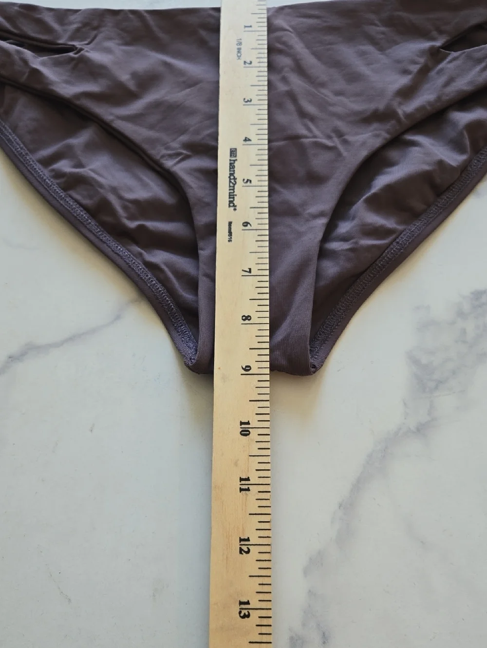 L Space Sensual Solids Estella Classic Hipster Bottom Swimsuit Brown Size L NWT